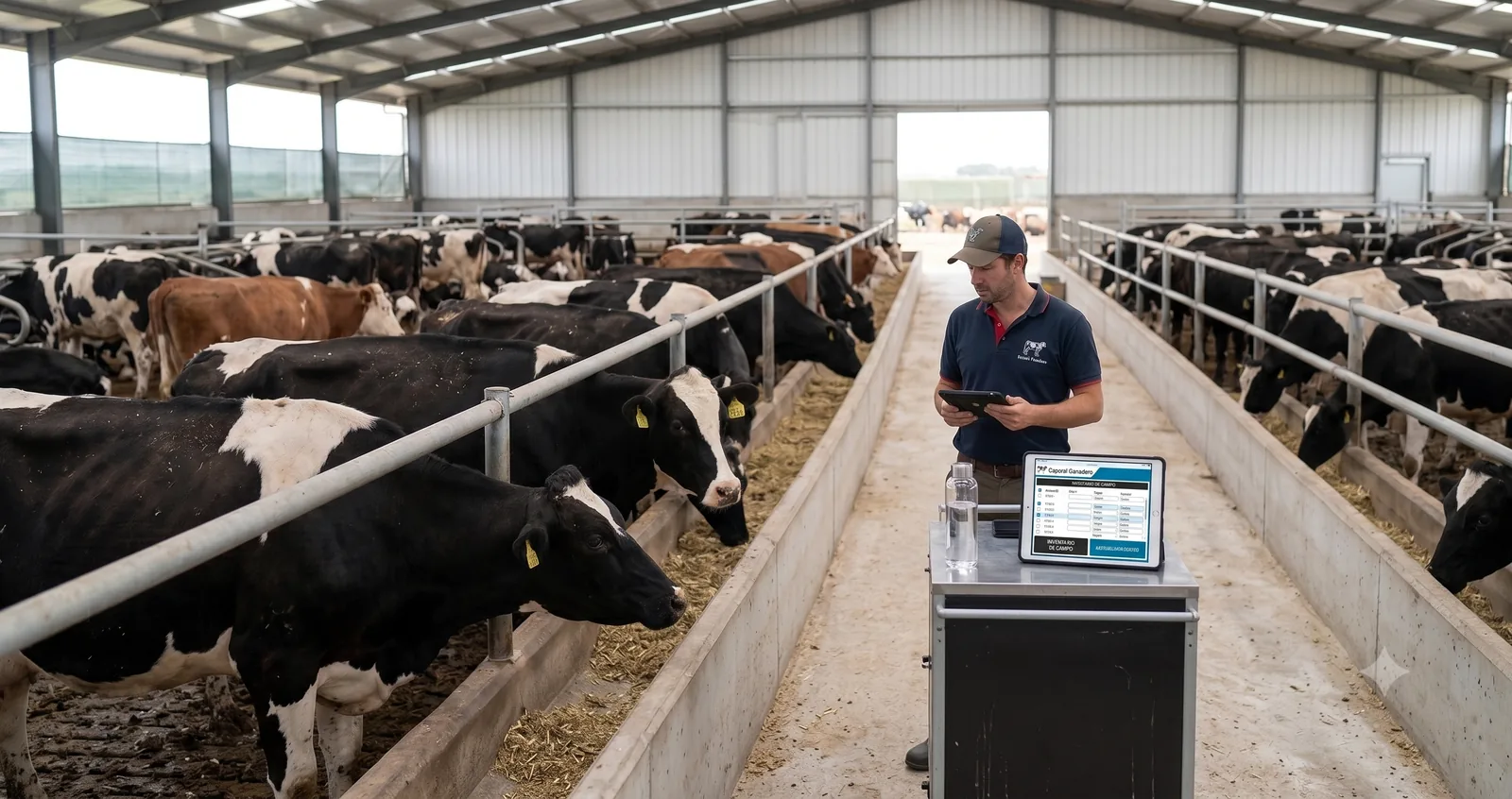 Inventario del hato en corral con Caporal SG